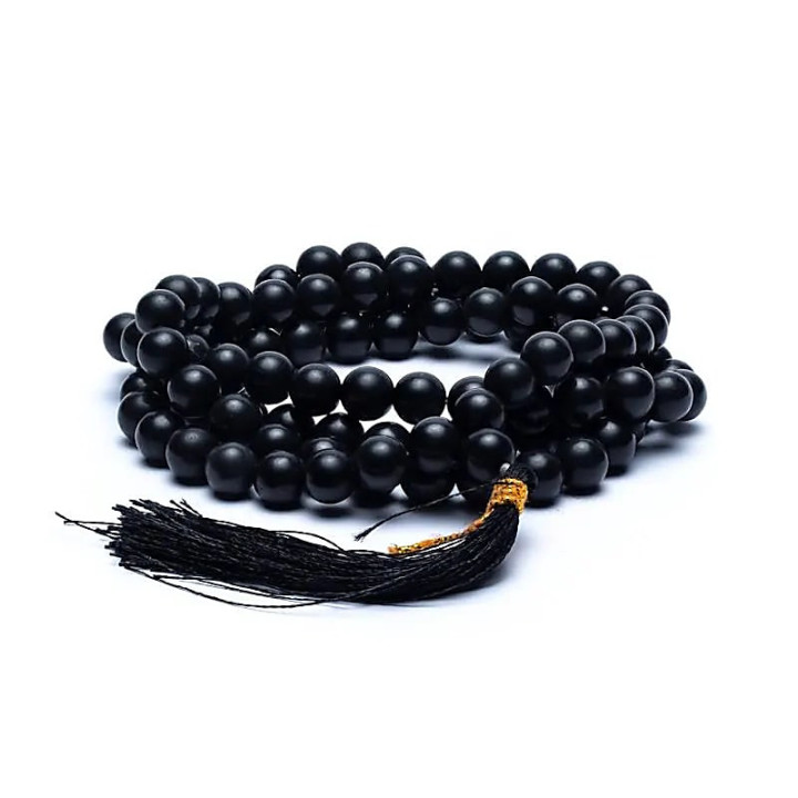 Mala Agathe noire 108 perles | Pieralune