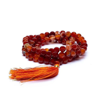 Mala Cornaline 108 perles | Pieralune