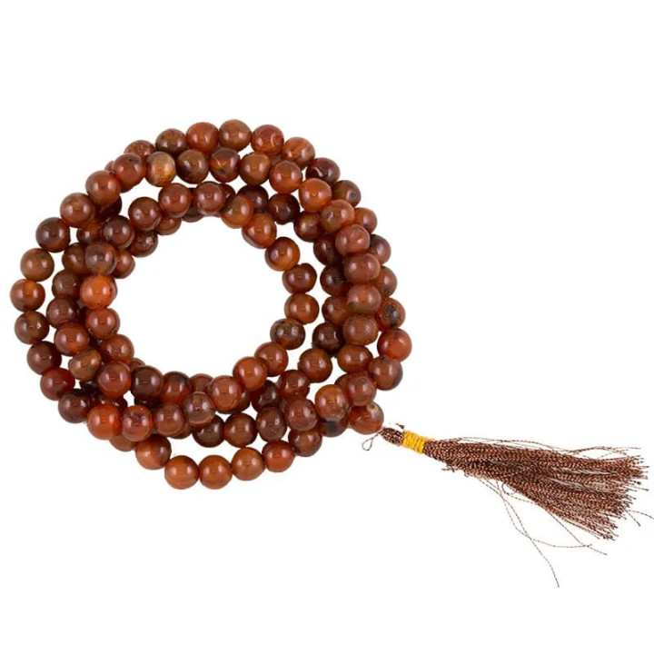 Mala Cornaline 108 perles | Pieralune