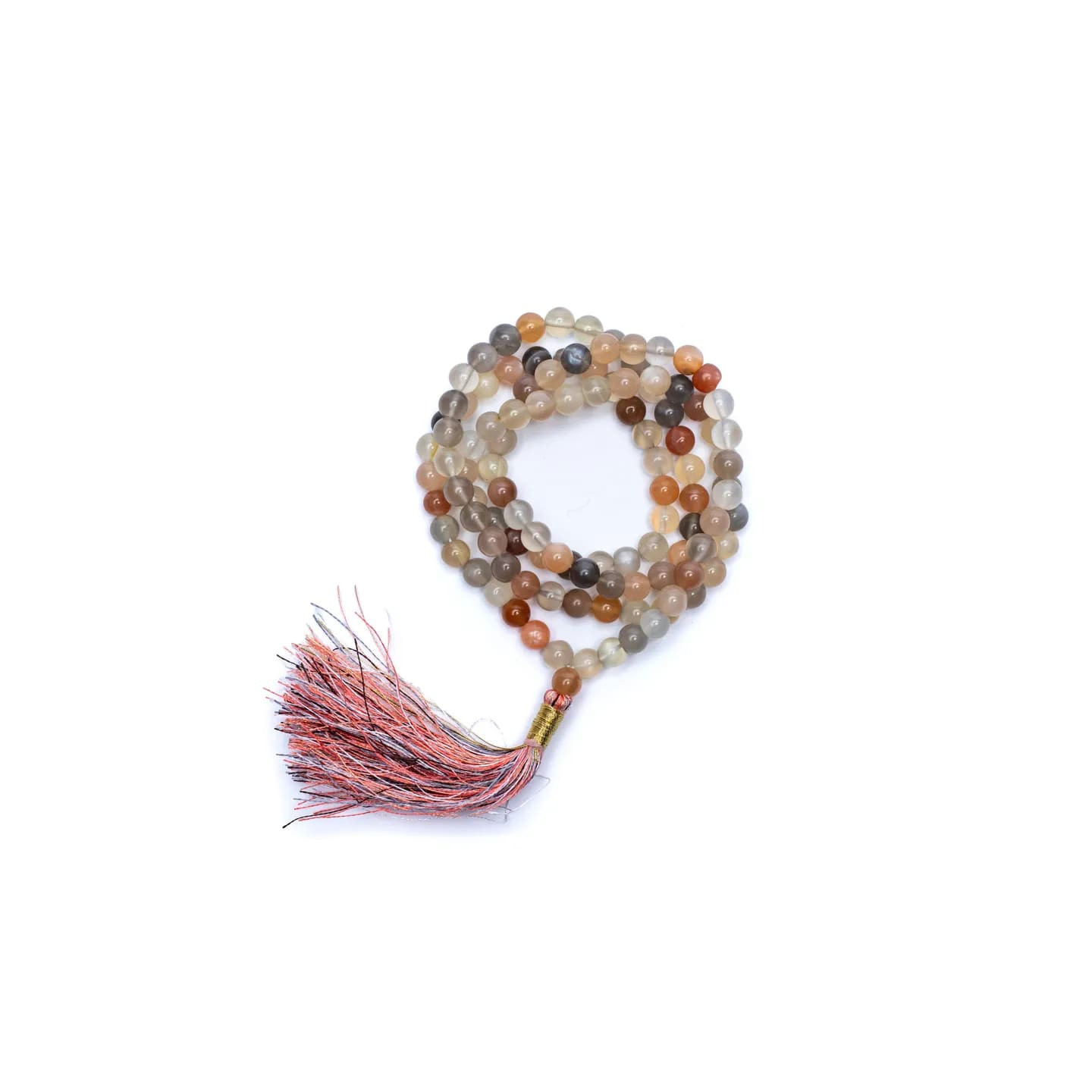 Mala pierre de Lune Qualité AA 108 perles + sac de brocart | Pieralune