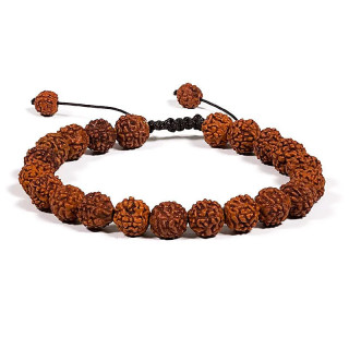 Malra Rudraksha 21 perles réglable | Pieralune