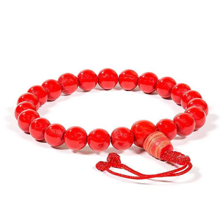 Mala/bracelet en corail 21 perles ajustable | Pieralune