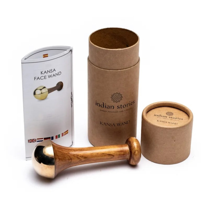 Baguette ayurvédique kansa pour massage facial | Pieralune