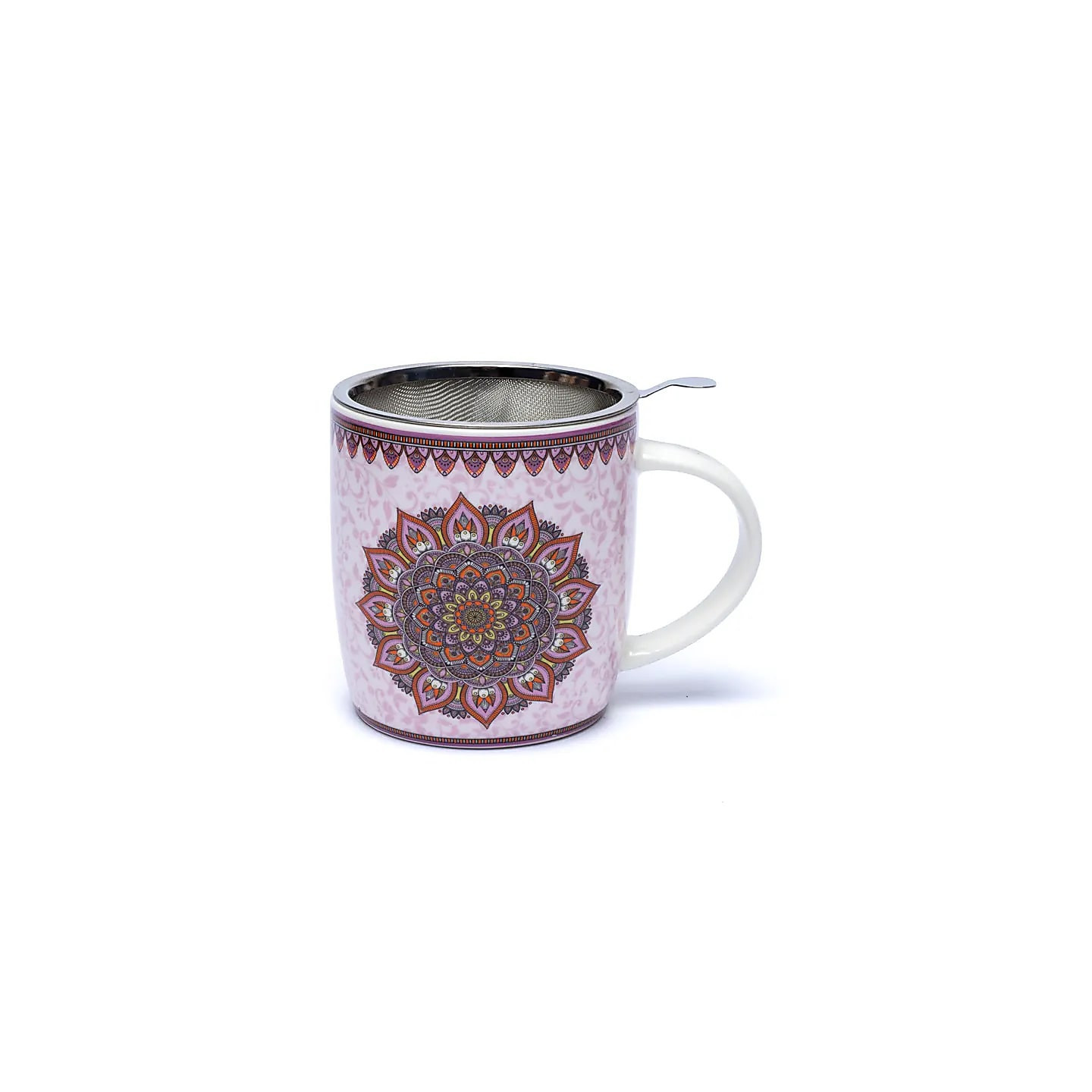 Tasse à thé infuseur Mandala violet | Pieralune