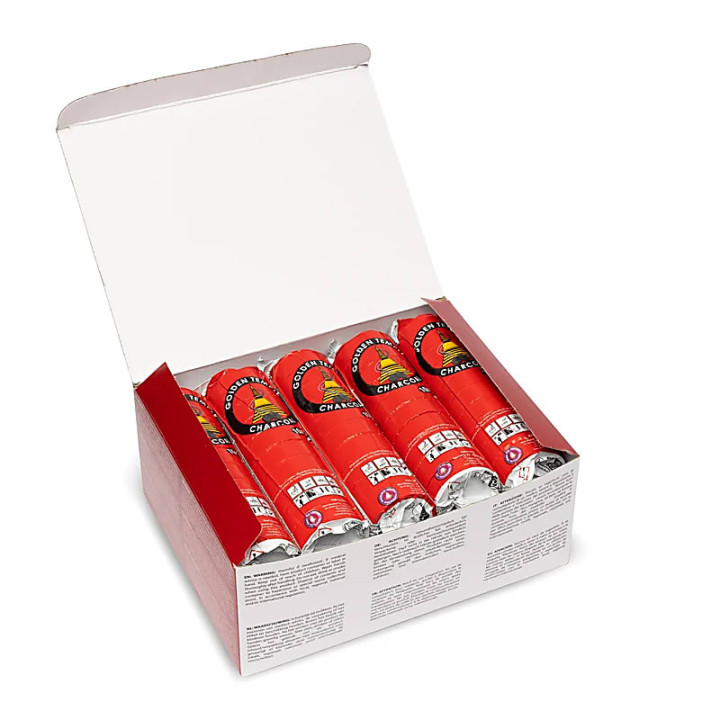 Tablettes de charbon de bois Golden Temple | Pieralune