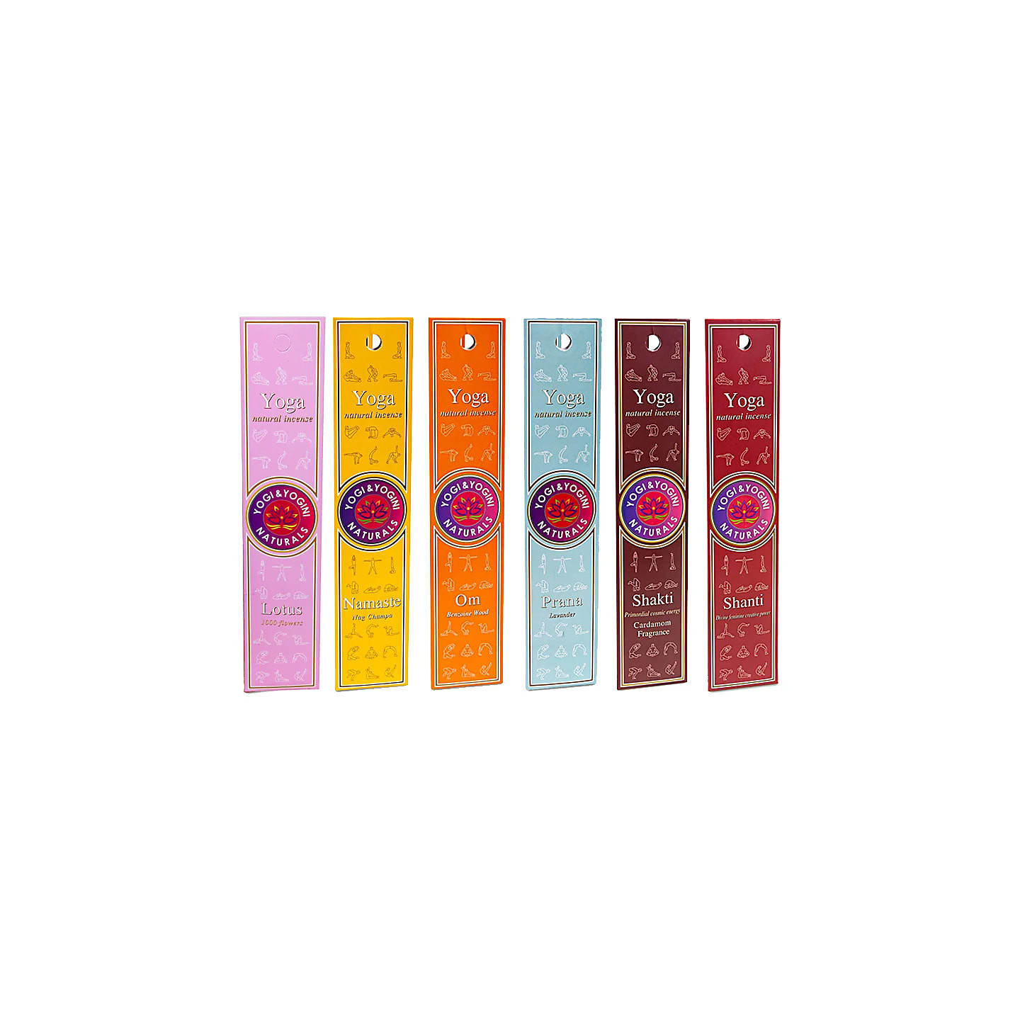 Set Encens Yoga 6 x 3 packs | Pieralune