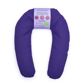Coussin pour le cou Lavande Bio violet foncé | Pieralune