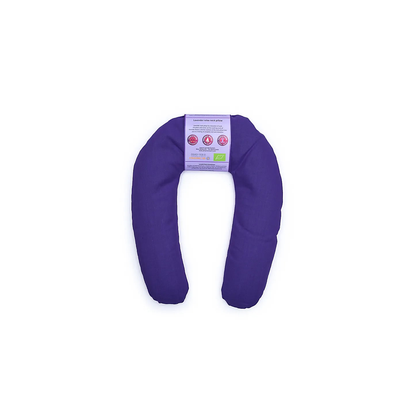 Coussin pour le cou Lavande Bio violet foncé | Pieralune