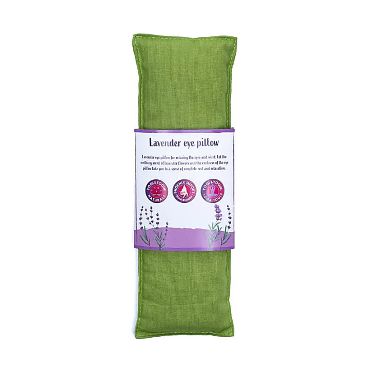 Coussin pour les yeux Lavande Bio vert olive | Pieralune