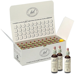 SET Fleurs Bach dans une boîte en carton | Pieralune