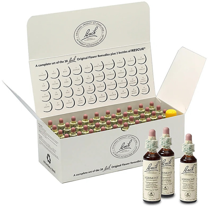 SET Fleurs Bach dans une boîte en carton | Pieralune