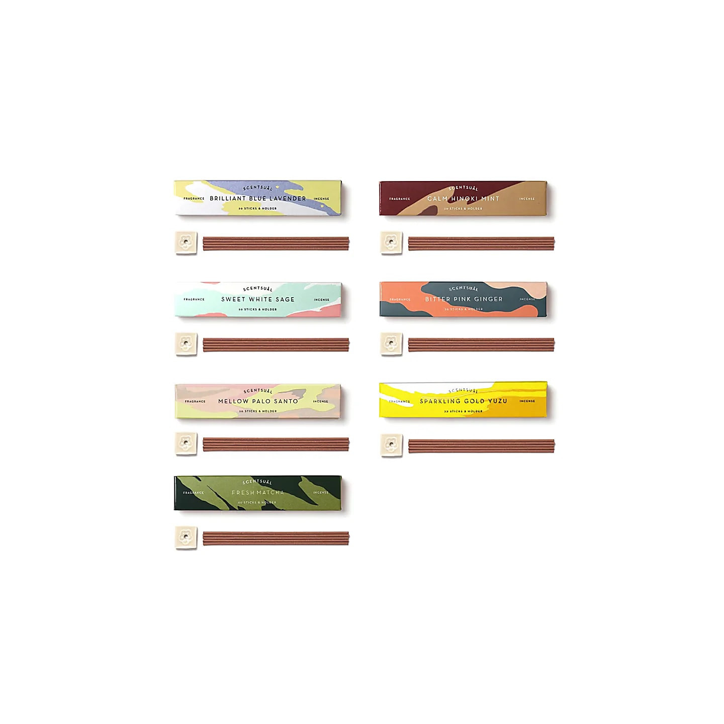 Set: Encens Scentsual 7 x 12 boites | Pieralune