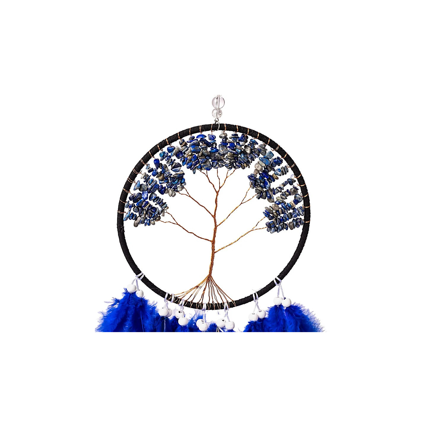 Capteur de rêves Arbre de Vie lapis-lazuli | Pieralune
