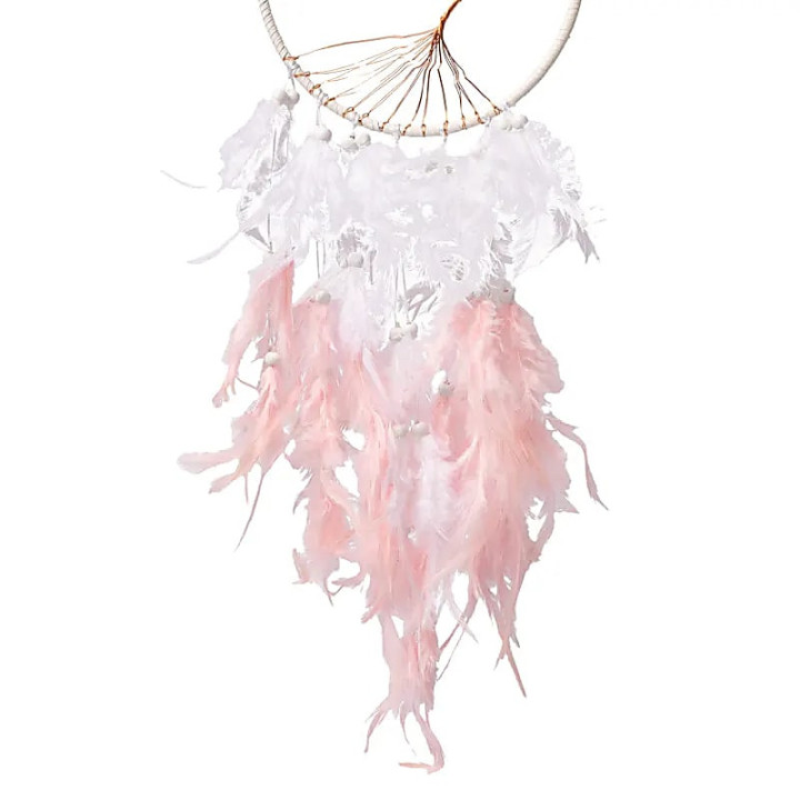 Capteur de rêves Arbre de Vie quartz rose | Pieralune