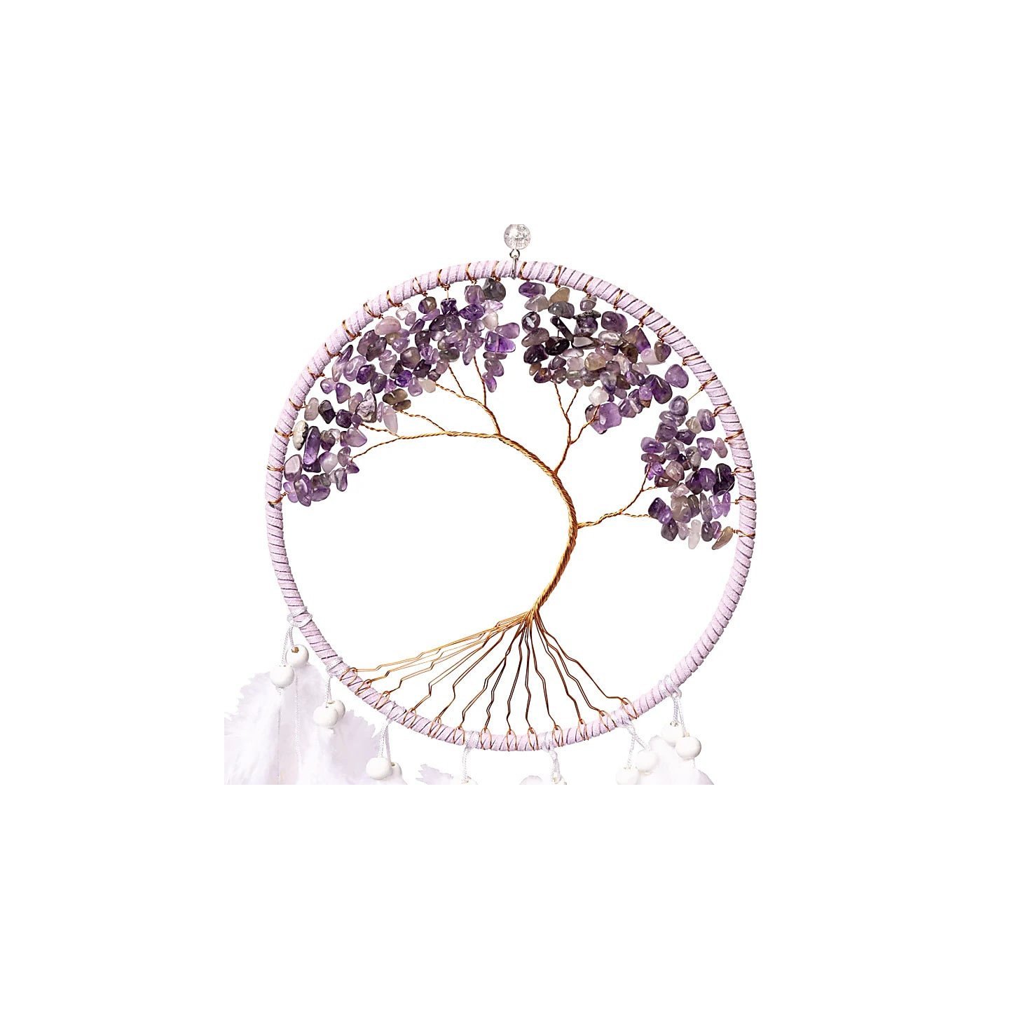 Capteur de rêves Arbre de Vie améthyste | Pieralune
