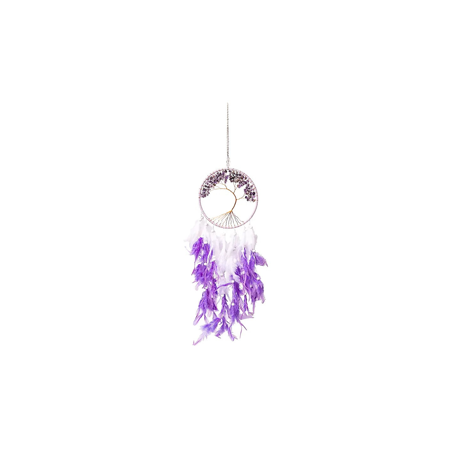 Capteur de rêves Arbre de Vie améthyste | Pieralune