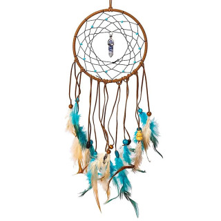 Capteur de rêves sodalite avec pendule – ±13x45cm | Pieralune