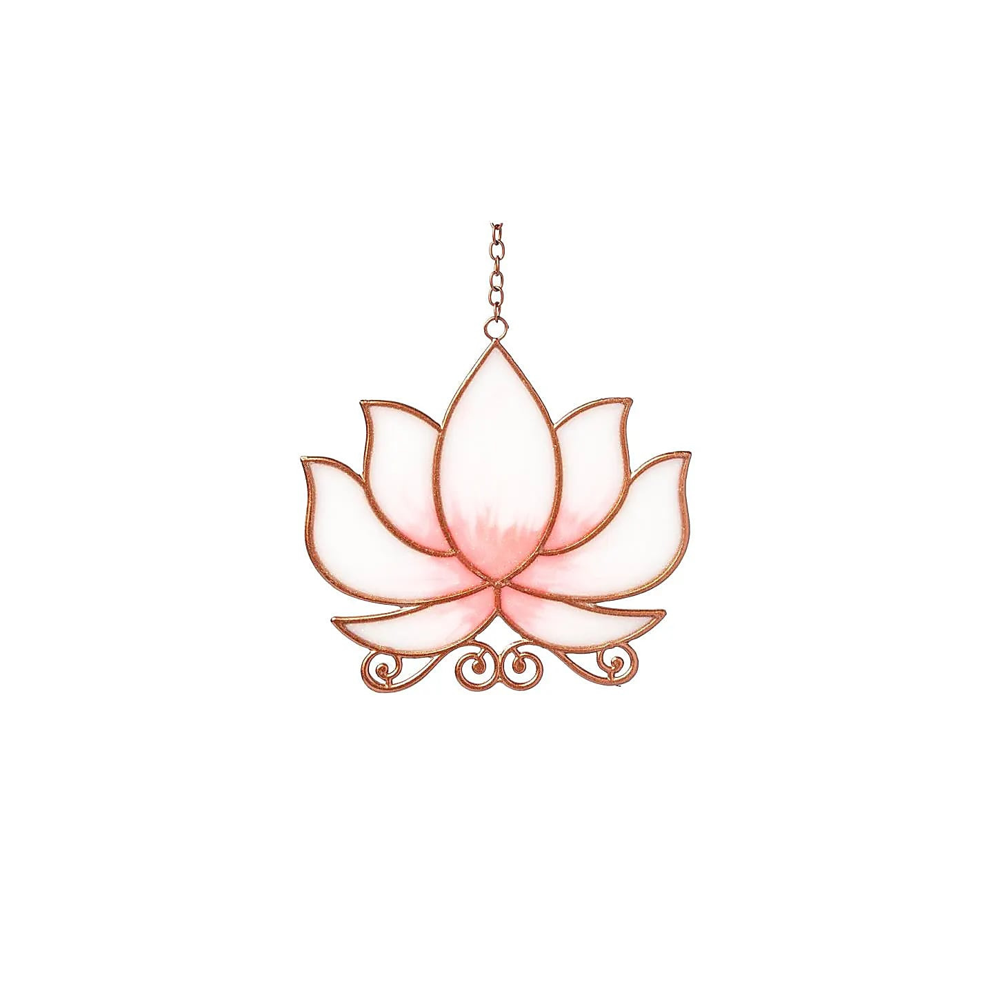 Suspension de fenêtre lotus rose | Pieralune