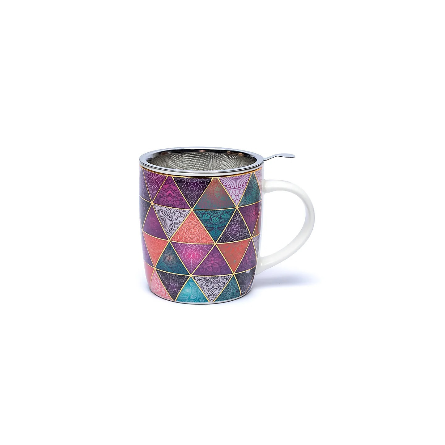 Tasse à thé infuseur Patchwork | Pieralune