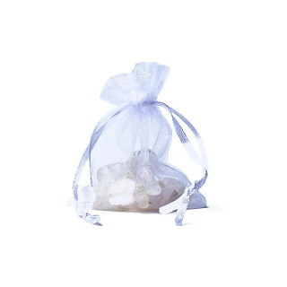 Sac cadeau en organza blanc XS | Pieralune