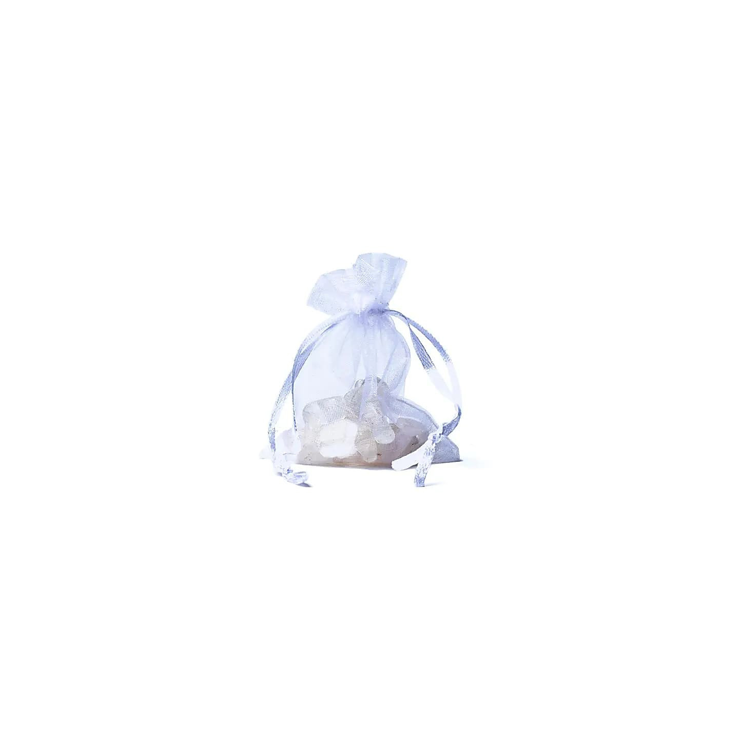Sac cadeau en organza blanc XS | Pieralune