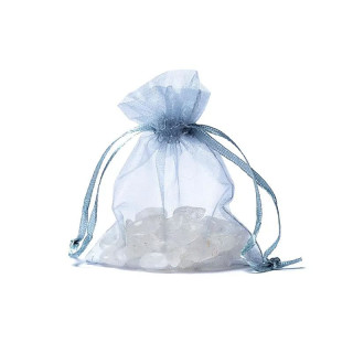 Sac cadeau en organza gris XS | Pieralune
