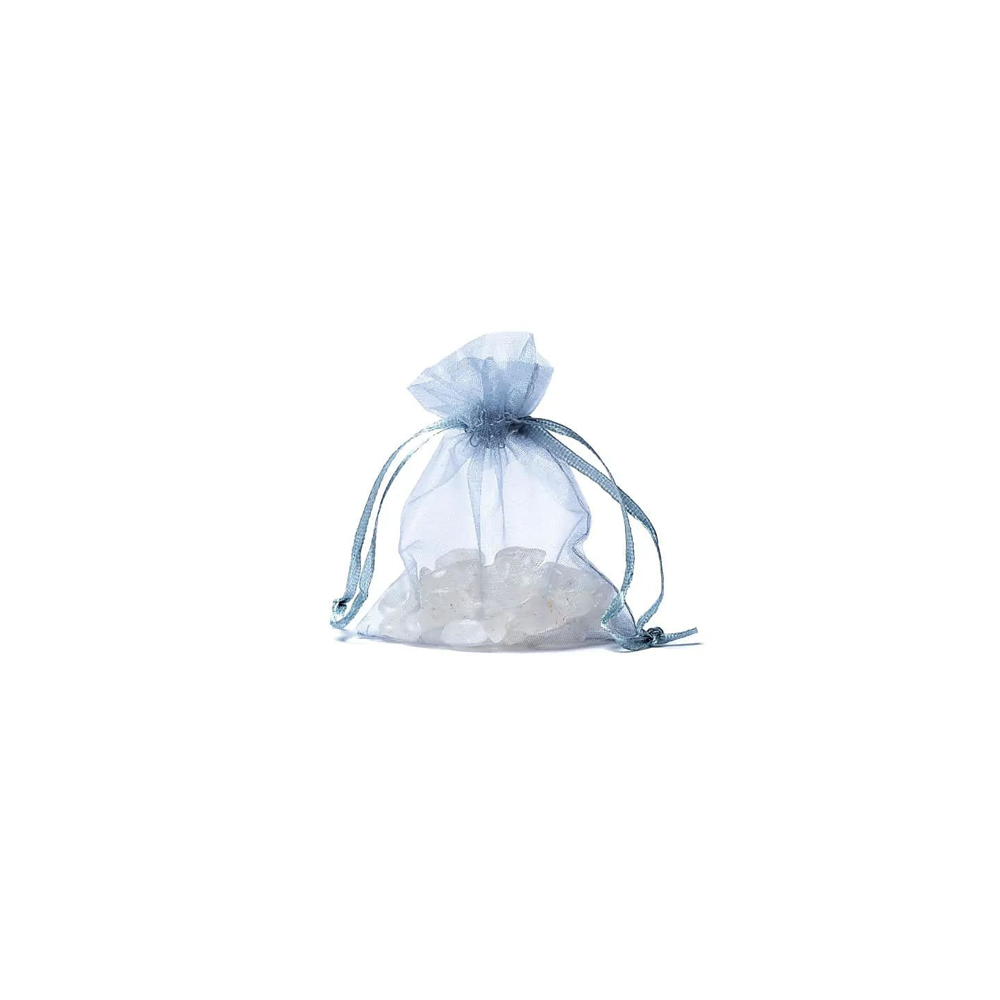 Sac cadeau en organza gris XS | Pieralune