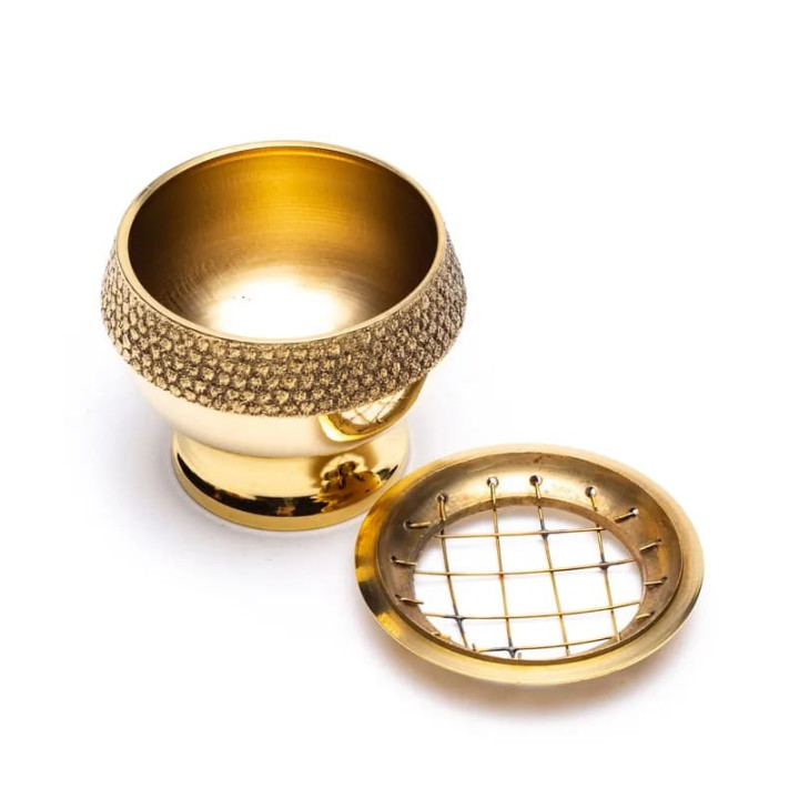 Brûle encens laiton doré | Pieralune