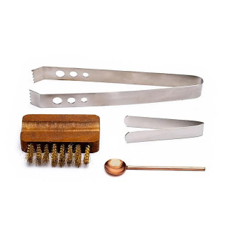 Ensemble d'accessoires pour encens pinceau, cuillère, p... | Pieralune