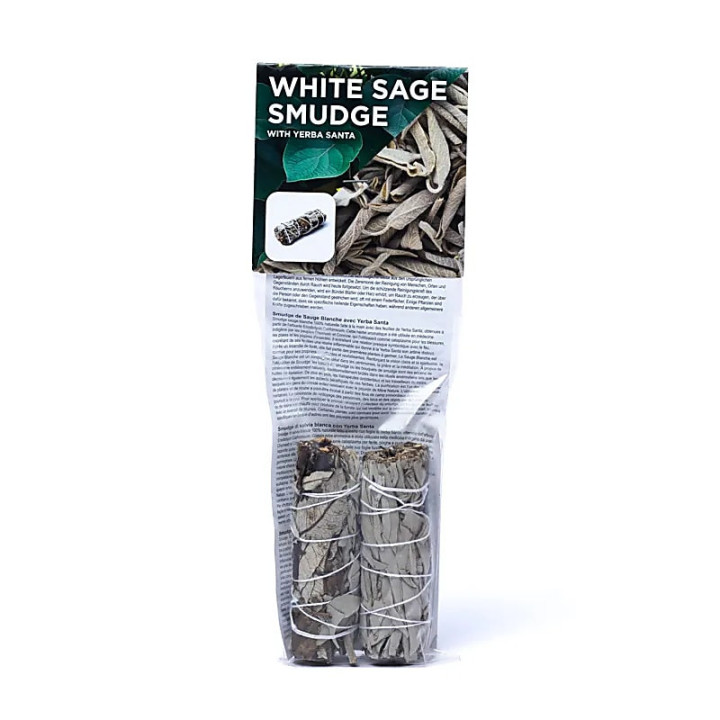 Sauge blanche smudge à la yerba santa S lot de 2 | Pieralune