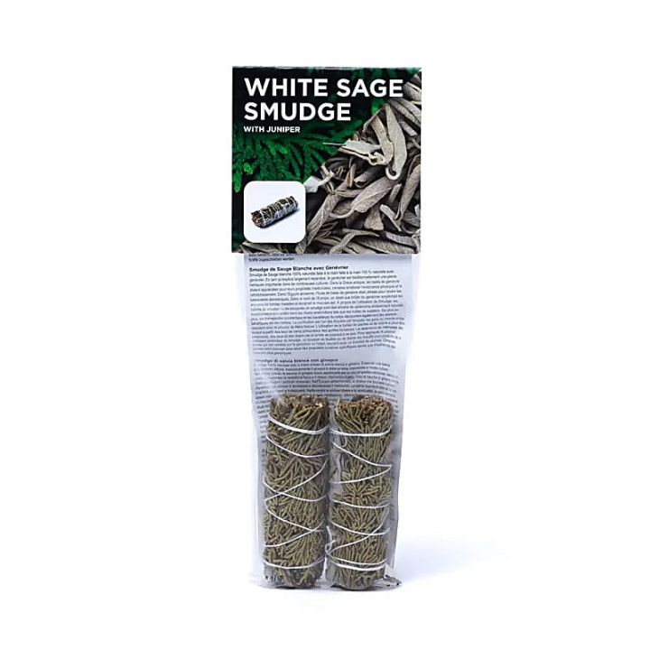 Sauge blanche smudge au genévrier S lot de 2 | Pieralune
