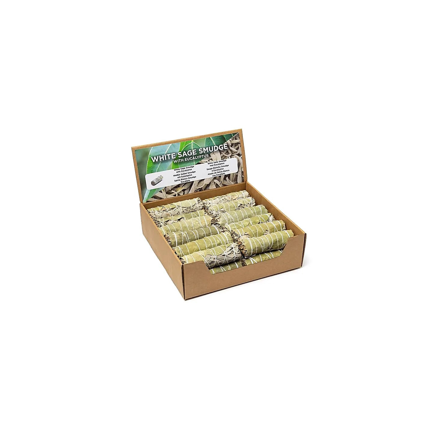 Smudge de Sauge Blanche avec eucalyptus S par 24 en pré... | Pieralune