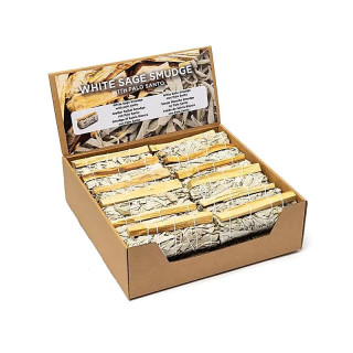 Smudge de Sauge Blanche avec Palo Santo par 24 en prése... | Pieralune