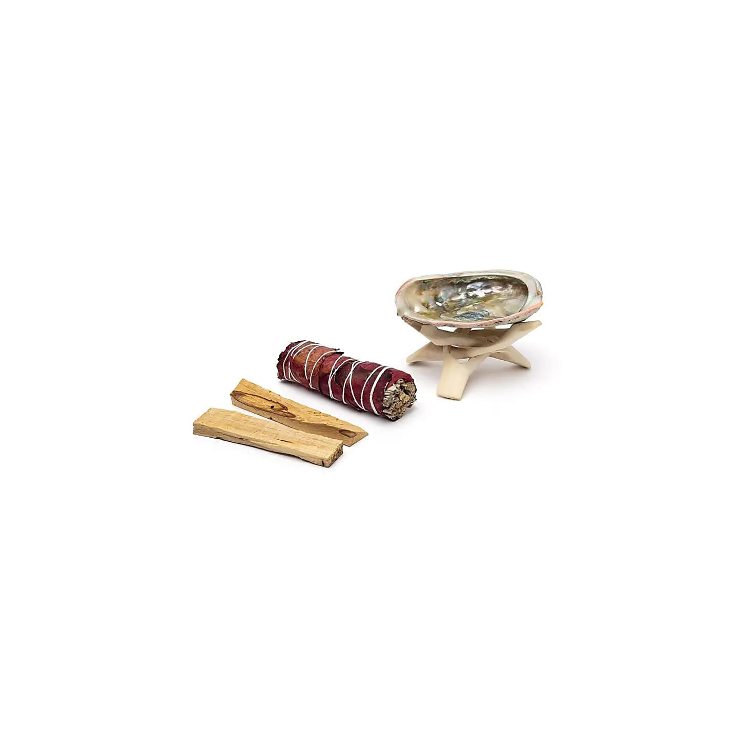 Set smudge Sauge Blanche, rose & Palo Santo | Pieralune