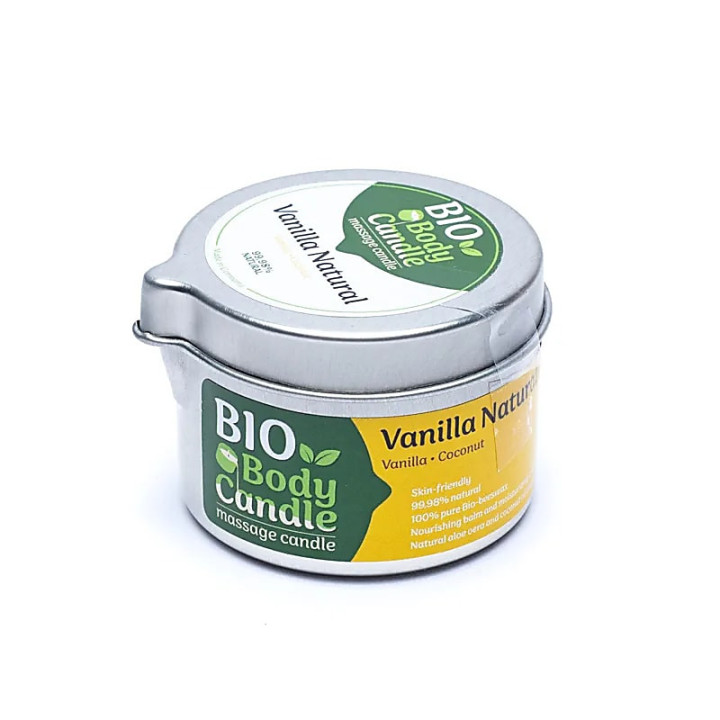 Bougie de massage bio vanille | Pieralune