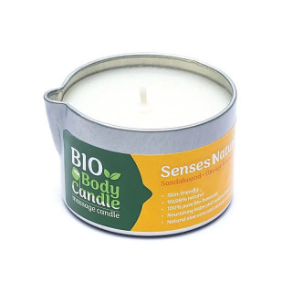 Bougie de massage bio santal & fleur d'oranger | Pieralune