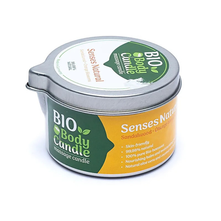 Bougie de massage bio santal & fleur d'oranger | Pieralune