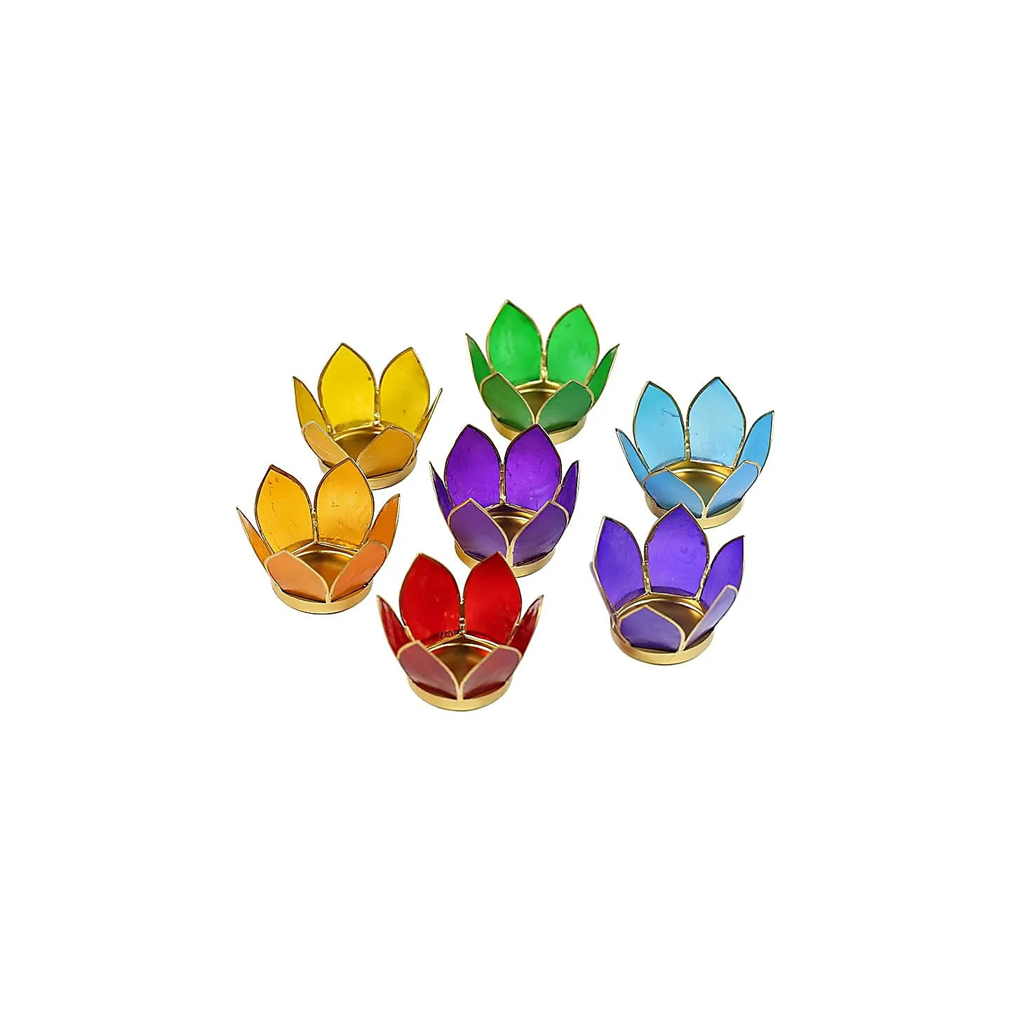 Eclairage d’ambiance Lotus des chakra or | Pieralune