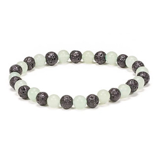 Bracelet en pierre de lave/Aventurine | Pieralune