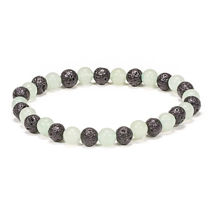 Bracelet en pierre de lave/Aventurine | Pieralune