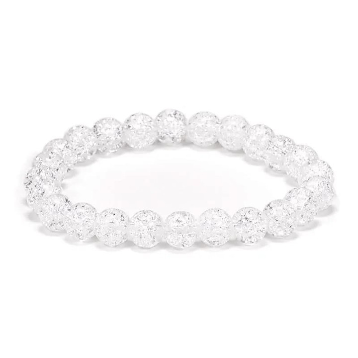 Bracelet cristal de roche irisé | Pieralune
