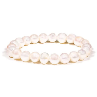 Bracelet Perles de pommes de terre blanches | Pieralune