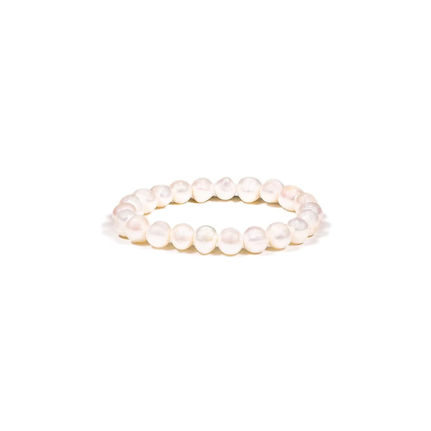 Bracelet Perles de pommes de terre blanches | Pieralune