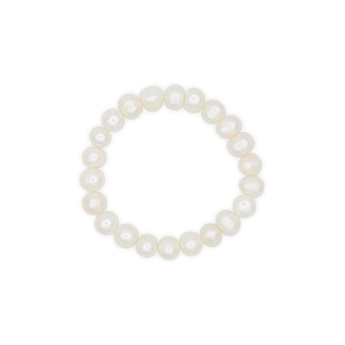 Bracelet Perles de pommes de terre blanches | Pieralune