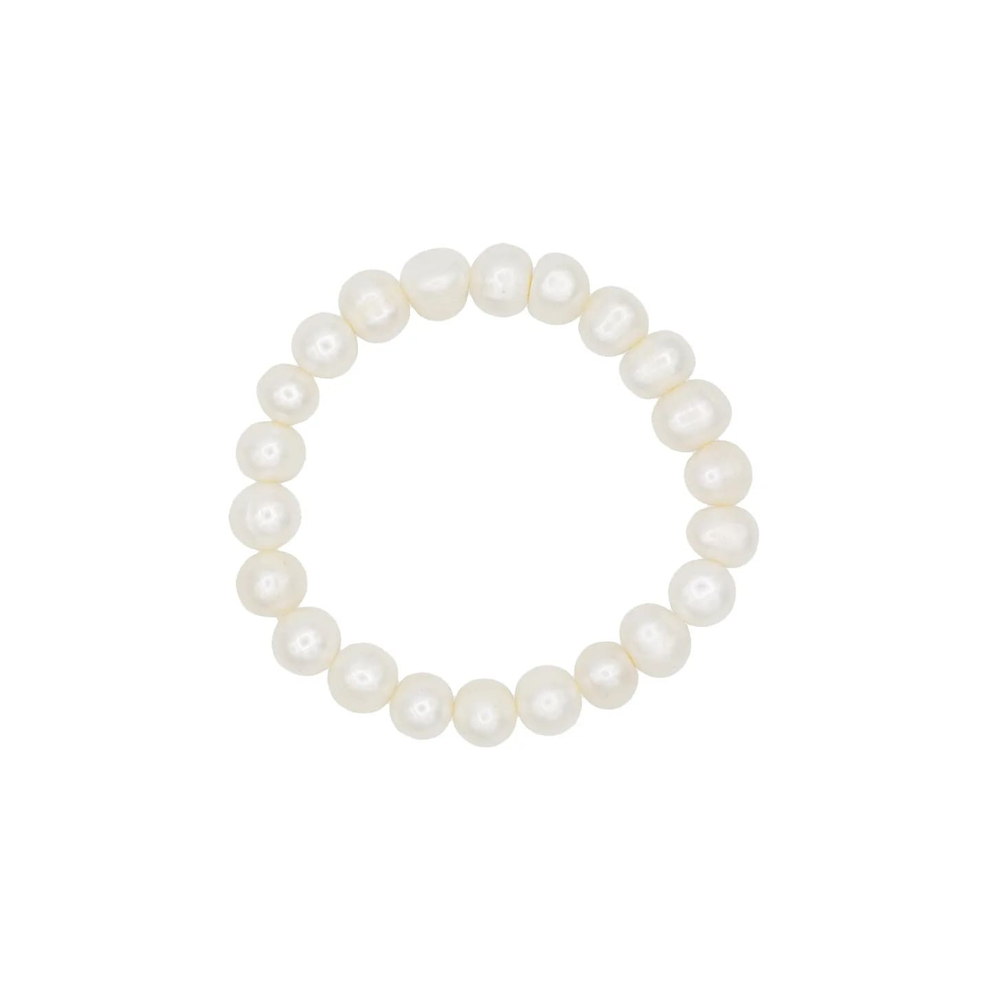 Bracelet Perles de pommes de terre blanches | Pieralune