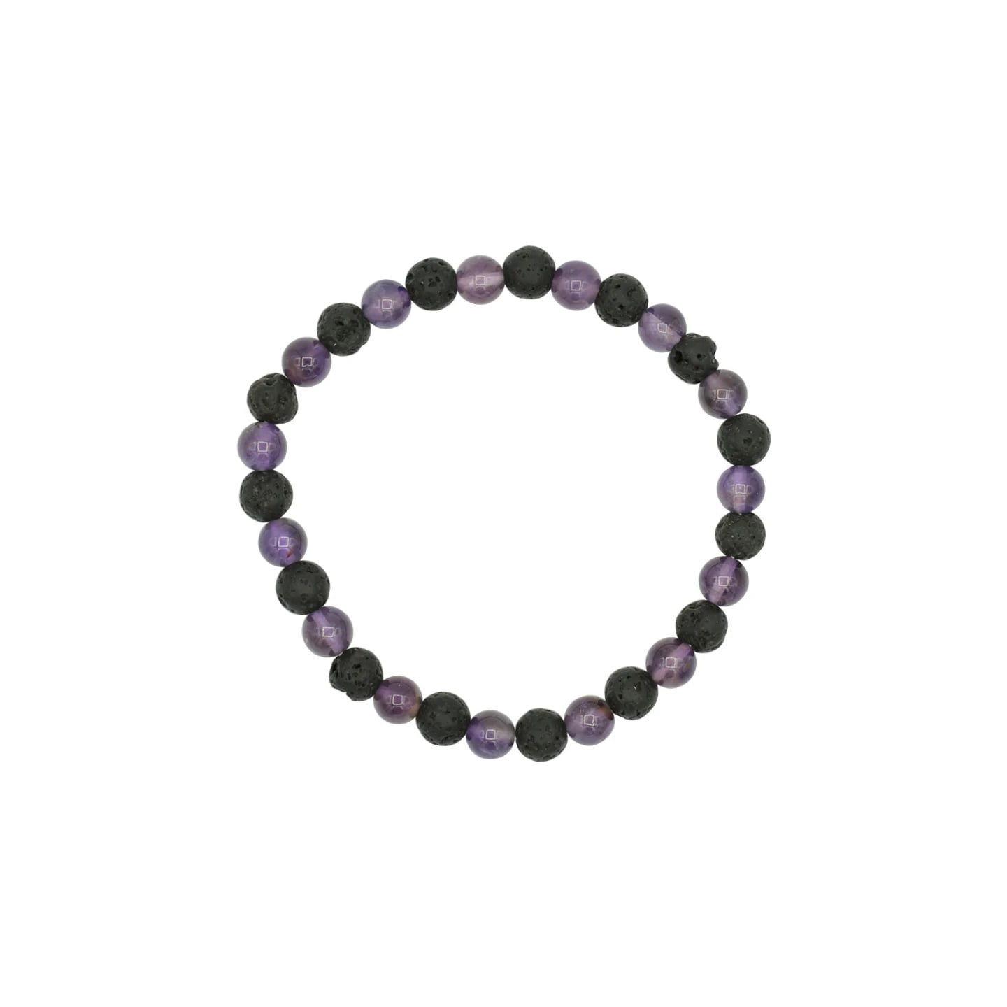 Bracelet lave / améthyste | Pieralune