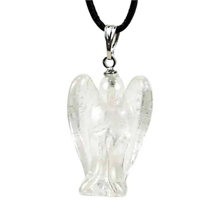 Pendentif Ange en Cristal de Roche | Pieralune