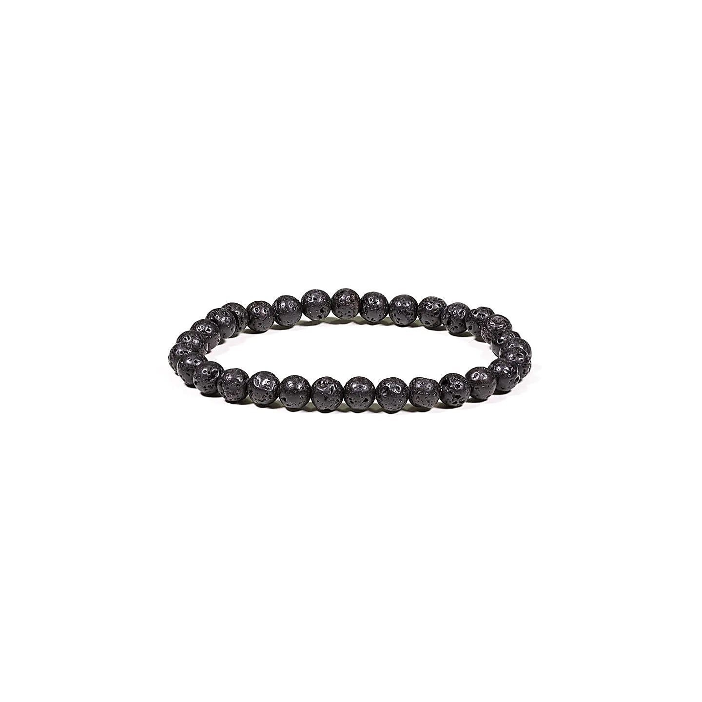 Bracelet - pierre de lave - noir | Pieralune