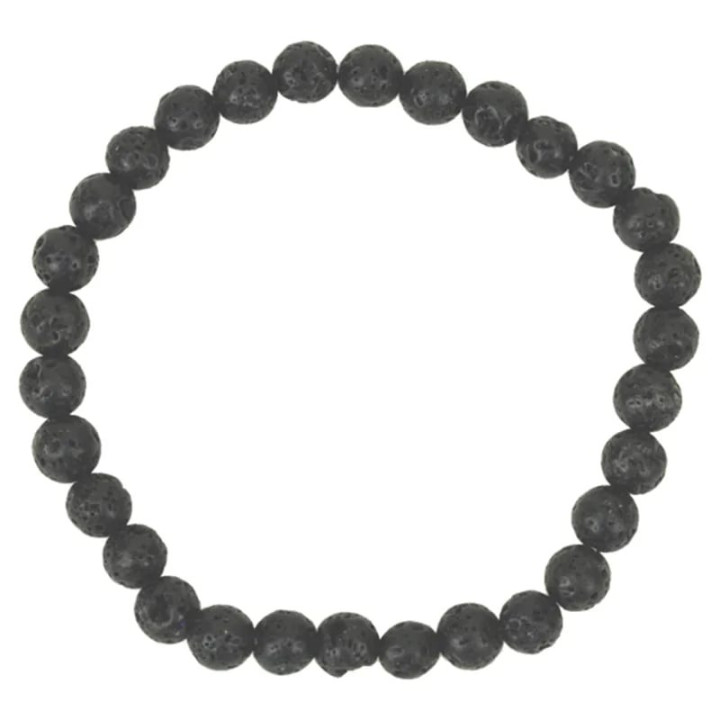 Bracelet - pierre de lave - noir | Pieralune