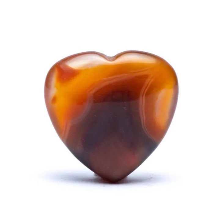 Pierres de souci coeurs Cornaline | Pieralune